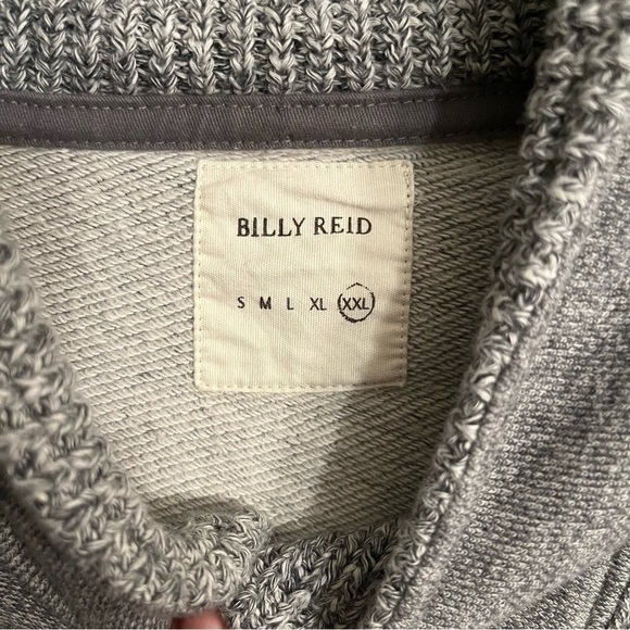 Billy Reid Shawl Collar Pullover Sweater Grey Size XXL - Picture 9 of 10